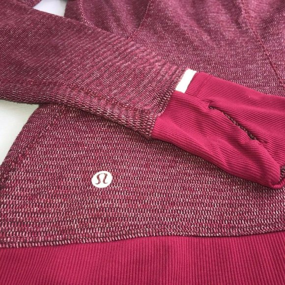 Lululemon Runderful Pullover 1/2 Zip 10 L Pink - Picture 9 of 11
